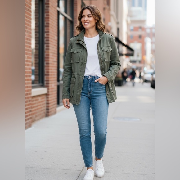 Sincerly Jules Jackets & Blazers - Sincerely Jules Women’s Utility Jacket in Olive! Small!